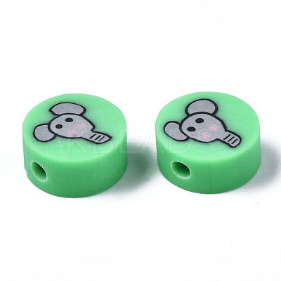 Handmade Polymer Clay Beads CLAY-N008-036C-1