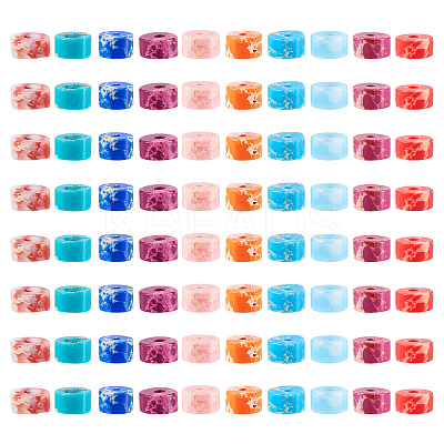 200Pcs 10 Colors Synthetic Imperial Jasper Dyed Beads G-TA0002-49-1