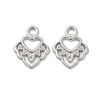 Non-Tarnish 304 Stainless Steel Pendants STAS-B032-08P-1