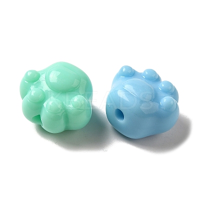 Opaque Acrylic Beads X-SACR-G038-03-1