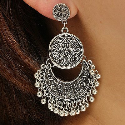 Ethnic Style Alloy Chandelier Earrings FS-WGE515C-02-1