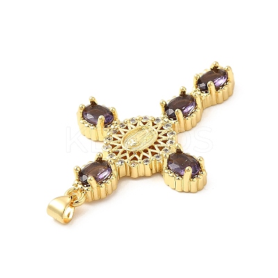 Rack Plating Brass Pendants KK-D087-12G-1