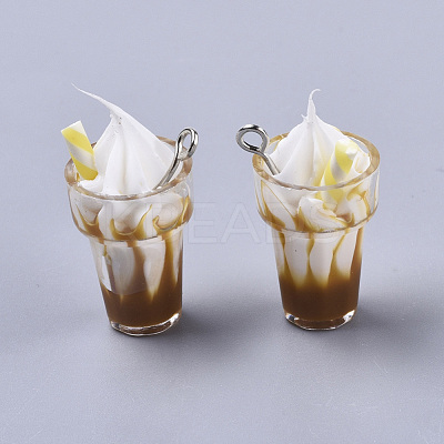 Resin Pendants CRES-S359-19C-1