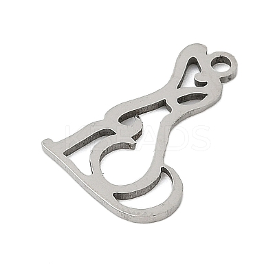 201 Stainless Steel Pendants STAS-F316-04P-01-1