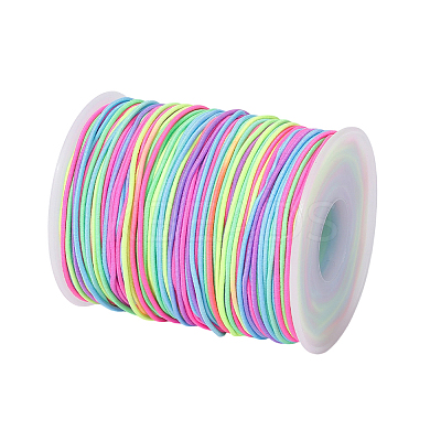Segment Dyed Round Polyester Elastic Cord OCOR-WH20018-35D-1