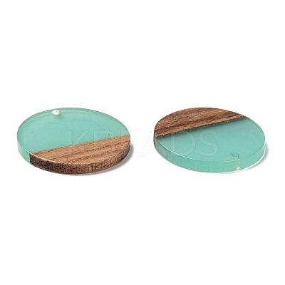 Resin & Wood Pendants X-RESI-S358-02B-03-1