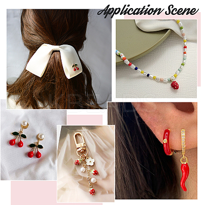 50Pcs 5 Styles Alloy Enamel Charms ENAM-PH0002-66-1