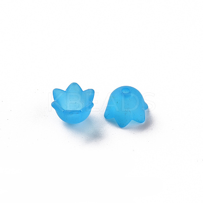 Transparent Acrylic Beads Caps PL543-1