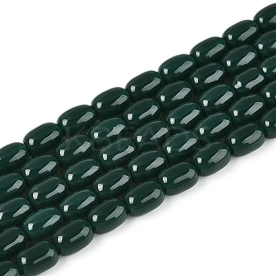 Opaque Glass Beads Strands GLAA-T028-14P-05-1