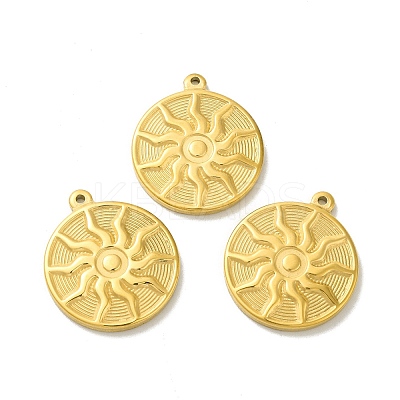 Ion Plating(IP) 304 Stainless Steel Pendants STAS-Q001-31G-1