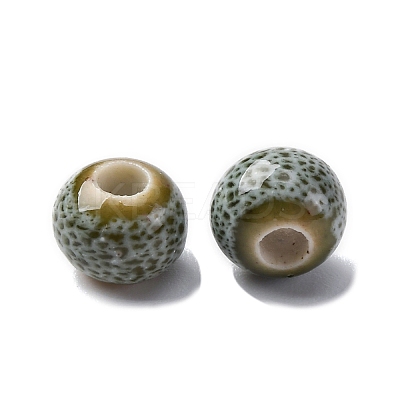 Bright Glazed Porcelain Beads PORC-D300-A28-1