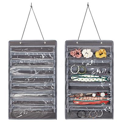 Non-Woven Fabrics Jewelry Hanging Bag ODIS-WH0017-088-1