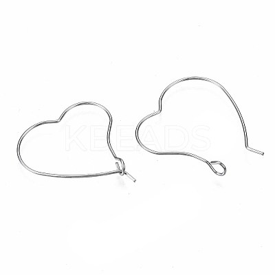 304 Stainless Steel Hoop Earring Findings X-STAS-S117-010B-01-1