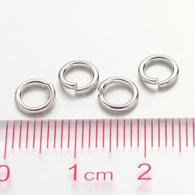Brass Open Jump Rings JRC6mm-NF-1