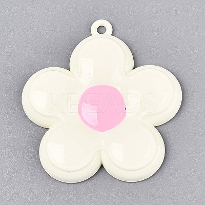 Spray Painted Alloy and Enamel Big Pendants PALLOY-T092-80G-1