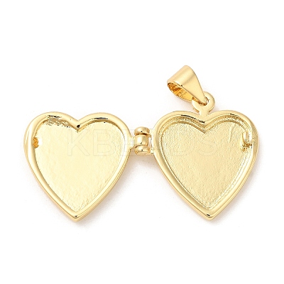 Natural Shell Locket Pendants X-KK-K332-15G-05-1