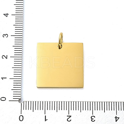 304 Stainless Steel Pendants STAS-L022-113G-1