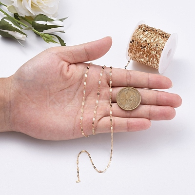 Brass Dapped Chains CHC-R126-01G-1