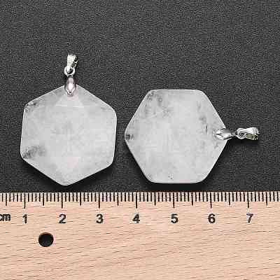 Natural Quartz Crystal Pendants G-F340-03F-1