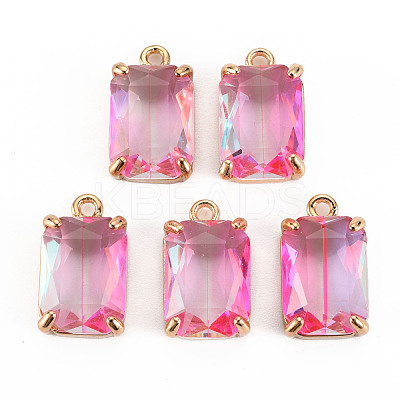 Transparent Glass Pendants GLAA-S193-008-B01-1