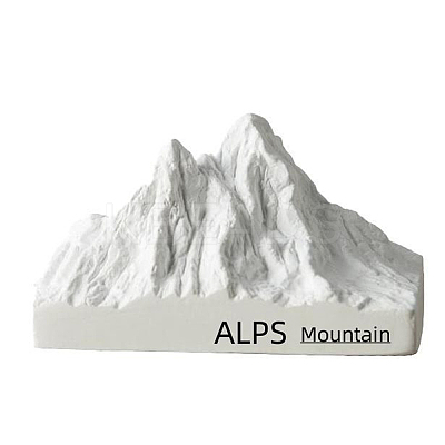 Gesso Alps Snow Mountain Statue Ornaments AUTO-PW0002-04-1