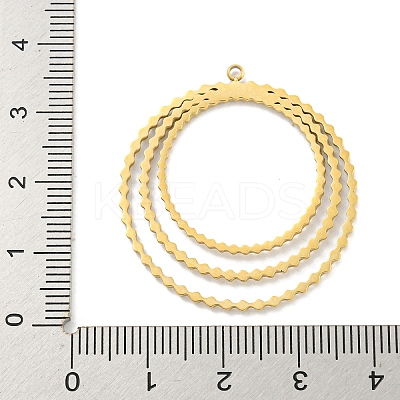 PVD Vacuum Plating 304 Stainless Steel Pendants STAS-L278-034G-1