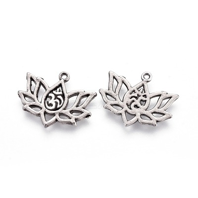 Tibetan Style Alloy Pendants X-TIBE-S301-008TAS-NR-1