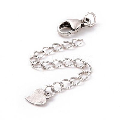 925 Sterling Silver Chain Extenders STER-D036-37AS-1