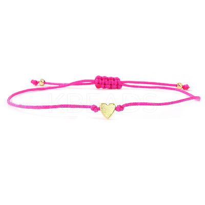 Valentine's Day Nylon Cord Braided Bracelets VO3472-1-1