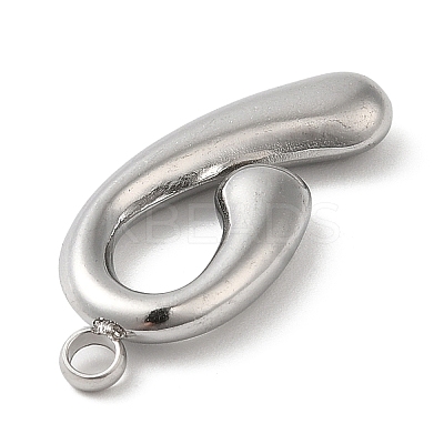 Non-Tarnish 304 Stainless Steel Pendants STAS-C079-15P-1