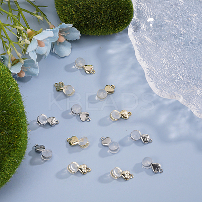 16Pcs 2 Colors Silicone Ear Nuts KK-CA0002-50-1