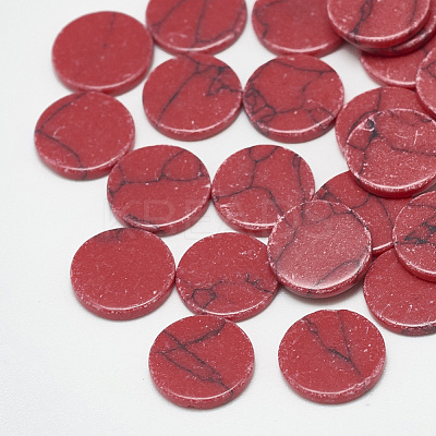 Synthetic Turquoise Cabochons TURQ-S290-01B-20mm-1