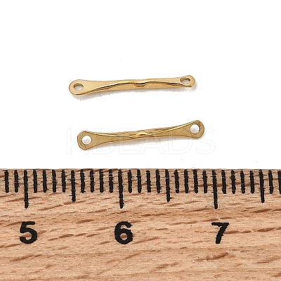 304 Stainless Steel Flat Bar Links Connector Charms STAS-A134-01I-G-1