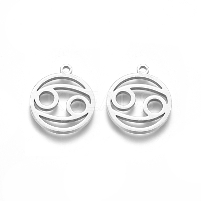Non-Tarnish 201 Stainless Steel Pendants STAS-D231-04P-1