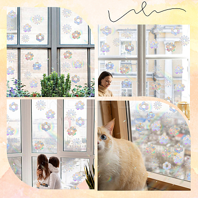 PVC Waterproof Shopwindow Decorative Sticker DIY-WH20007-17J-1