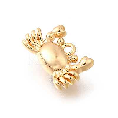 Ocean Theme Brass Charms KK-C096-13B-G-1
