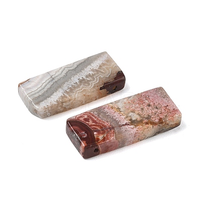 Natural Mexican Lace Agate Crazy Lace Agate Pendants GG-CBA086A-02-1