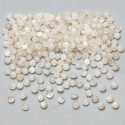 2 Strands Natural White Moonstone Beads Strands G-NB0005-78-1