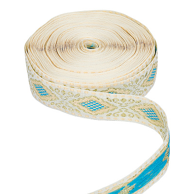 10Yards Embroidery Polyester Ribbons OCOR-GF0004-85C-1