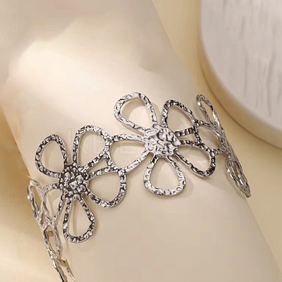 304 Stainless Steel Cuff Bangles LS-BJEW-B135-01A-P-1
