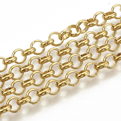 Ion Plating(IP) 304 Stainless Steel Rolo Chains CHS-S001-02B-1