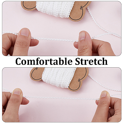 25 Yards Nylon Wavy Fringe Lace Trim Ribbon OCOR-GF0004-30D-1