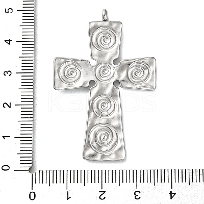 304 Stainless Steel Pendants STAS-R164-02P-1