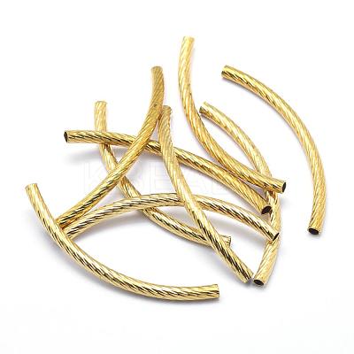 Brass Tube Beads KK-A143-27C-RS-1