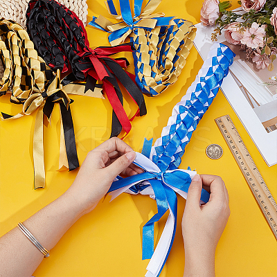 4Pcs 4 Colors Polyester Graduation Honor Rope AJEW-BC0010-12-1