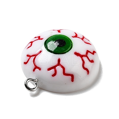 Halloween Opaque Resin Pendants RESI-B011-05-1