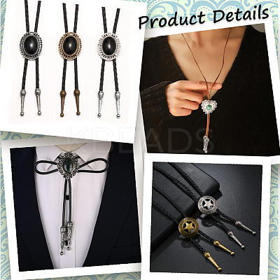 40Pcs 5 Colors Alloy Cord Ends FIND-GF0007-30-1