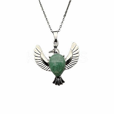 Peace Dove Water Droplet Crystal Necklace Pendant Fashion Ornament Simple Pendant VL5109-3-1