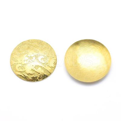 Brass Cabochons KK-A143-43C-RS-1