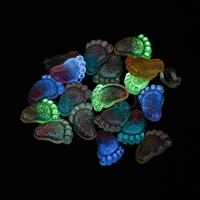 Luminous Transparent Resin Decoden Cabochons RESI-D013-02-1